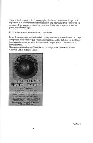   L'ANSE-AU-SABLE, 2009   , page 7