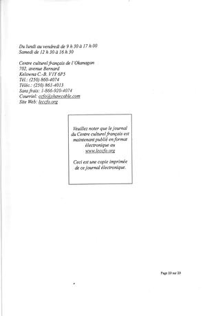   L'ANSE-AU-SABLE, 2009   , page 23