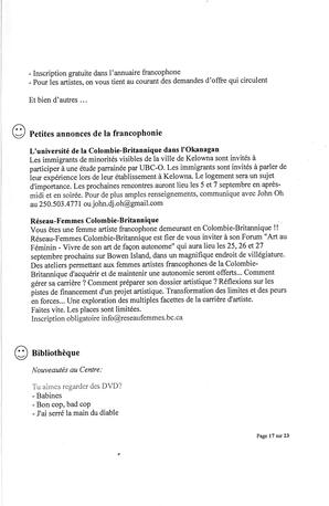   L'ANSE-AU-SABLE, 2009   , page 17