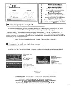   L'ANSE-AU-SABLE, 2009   , page 8