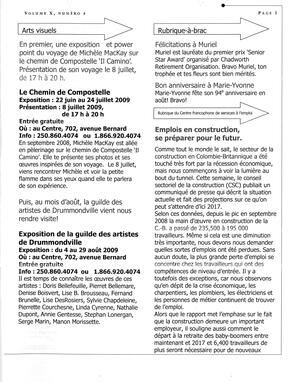  L'ANSE-AU-SABLE, 2009   , page 3