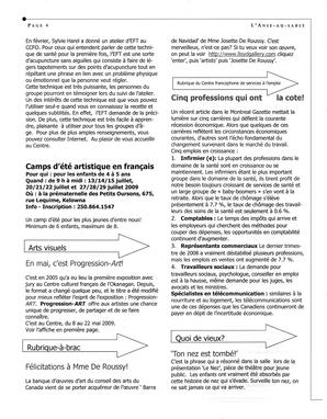   L'ANSE-AU-SABLE, 2009   , page 4