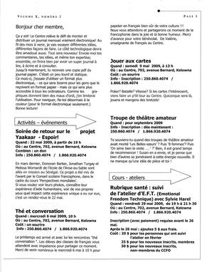   L'ANSE-AU-SABLE, 2009   , page 3