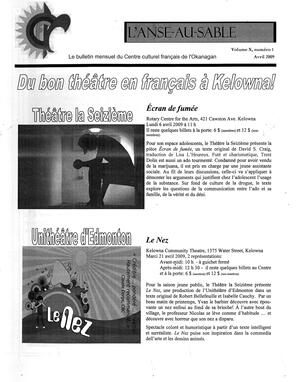   L'ANSE-AU-SABLE, 2009   , page 1