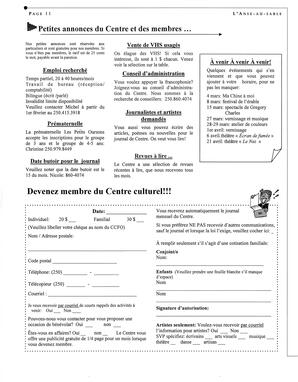   L'ANSE-AU-SABLE, 2009   , page 14