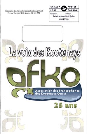   LA VOIX DES KOOTENAYS, 2011   , page 1