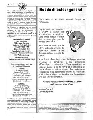   L'ANSE-AU-SABLE, 2009   , page 2
