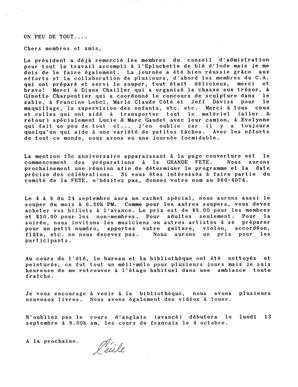  L'ANSE-AU-SABLE, 1993   , page 5