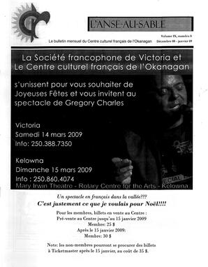   L'ANSE-AU-SABLE, 2008-2009   , page 1