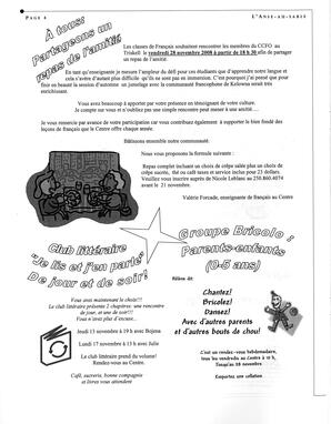   L'ANSE-AU-SABLE, 2008   , page 4