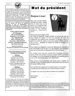   L'ANSE-AU-SABLE, 2008   , page 2