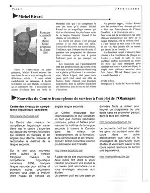   L'ANSE-AU-SABLE, 2008   , page 4