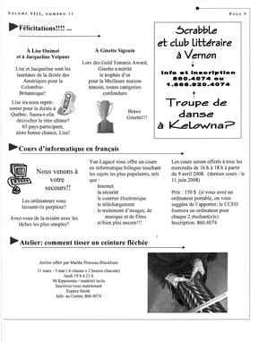   L'ANSE-AU-SABLE, 2008   , page 13