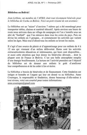   LA VOIX DES KOOTENAYS, 2011   , page 13