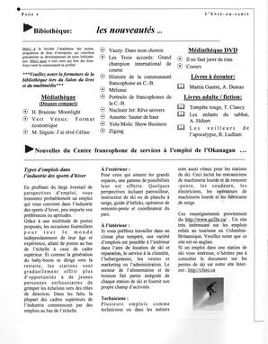   L'ANSE-AU-SABLE, 2007   , page 4