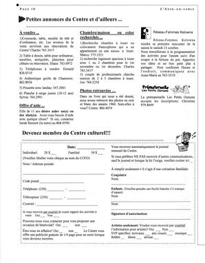   L'ANSE-AU-SABLE, 2007   , page 14
