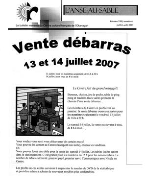   L'ANSE-AU-SABLE, 2007   , page 1