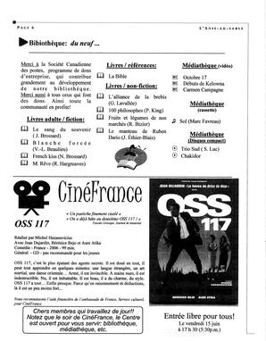   L'ANSE-AU-SABLE, 2007   , page 6