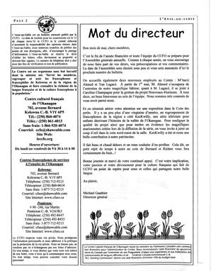   L'ANSE-AU-SABLE, 2007   , page 2