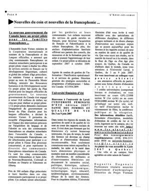   L'ANSE-AU-SABLE, 2007   , page 12