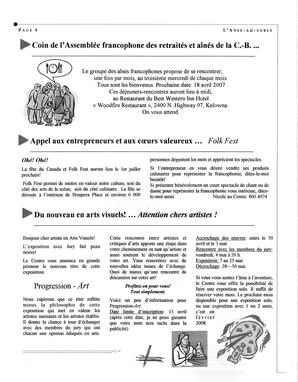   L'ANSE-AU-SABLE, 2007   , page 4