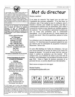   L'ANSE-AU-SABLE, 2007   , page 2