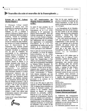   L'ANSE-AU-SABLE, 2007   , page 12