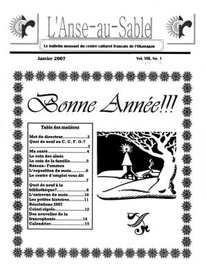  L'ANSE-AU-SABLE, 2007   , page 1