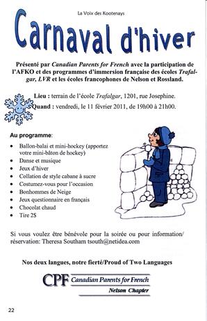   LA VOIX DES KOOTENAYS, 2010   , page 22