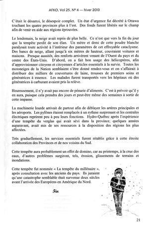   LA VOIX DES KOOTENAYS, 2010   , page 21
