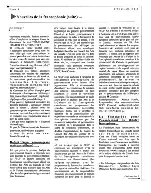   L'ANSE-AU-SABLE, 2006   , page 8