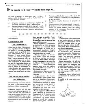   L'ANSE-AU-SABLE, 2006   , page 10