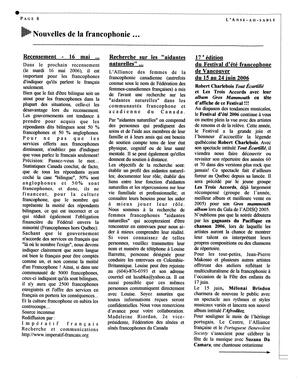   L'ANSE-AU-SABLE, 2006   , page 8