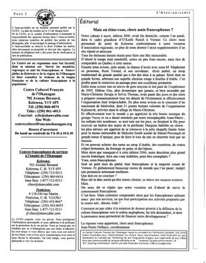   L'ANSE-AU-SABLE, 2006   , page 2