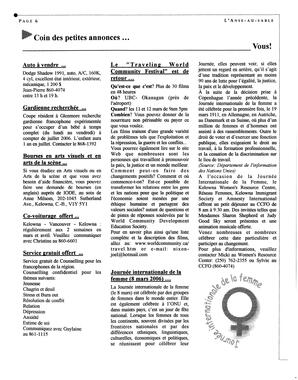   L'ANSE-AU-SABLE, 2006   , page 6