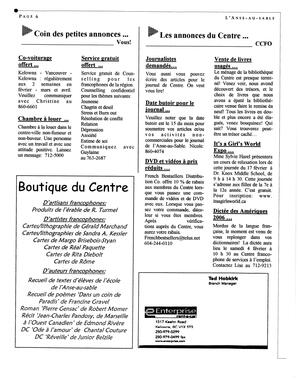   L'ANSE-AU-SABLE, 2006   , page 6