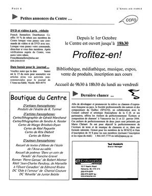   L'ANSE-AU-SABLE, 2006   , page 6