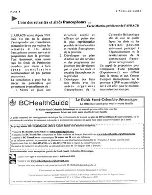   L'ANSE-AU-SABLE, 2005   , page 8