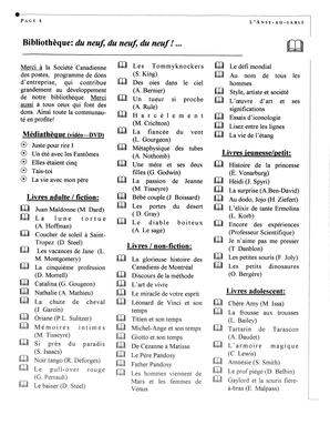   L'ANSE-AU-SABLE, 2005   , page 4