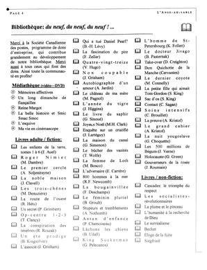   L'ANSE-AU-SABLE, 2005   , page 4