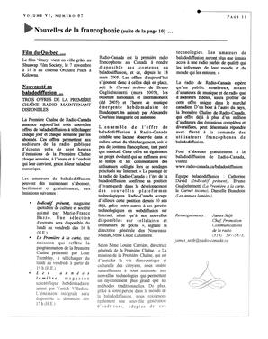   L'ANSE-AU-SABLE, 2005   , page 11