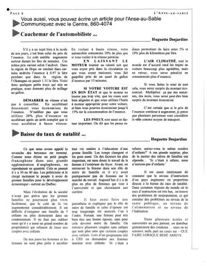   L'ANSE-AU-SABLE, 2005   , page 6