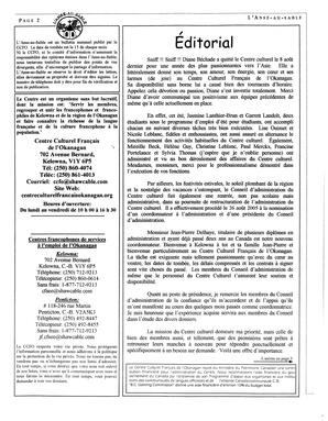   L'ANSE-AU-SABLE, 2005   , page 2