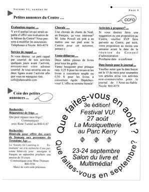   L'ANSE-AU-SABLE, 2005   , page 9