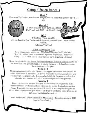   L'ANSE-AU-SABLE, 2005   , page 6