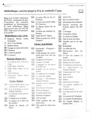   L'ANSE-AU-SABLE, 2005   , page 4