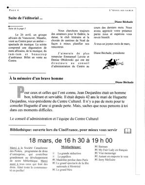   L'ANSE-AU-SABLE, 2005   , page 4