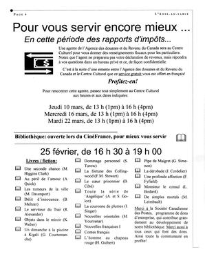   L'ANSE-AU-SABLE, 2005   , page 4