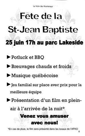   LA VOIX DES KOOTENAYS, 2010   , page 6