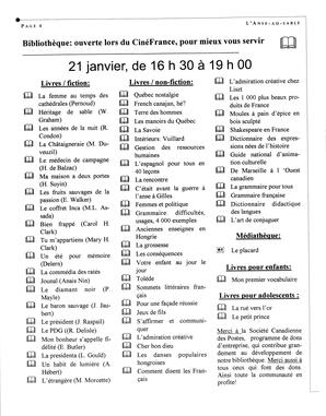   L'ANSE-AU-SABLE, 2005   , page 4
